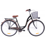 Mestský bicykel 28 Kozbike Holland Retro S-3 čierny